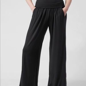 Athleta Studio Wide Leg Pants